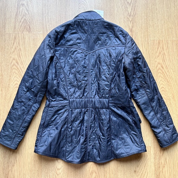 Barbour Cavalry Polarquilt Jacket in Navy - Picture 5 of 9